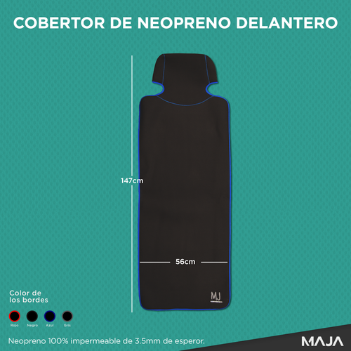 COBERTOR DE NEOPRENO DELANTERO