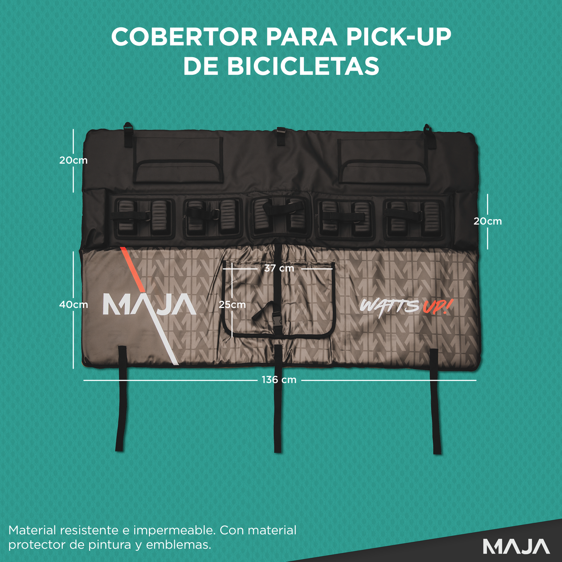 COBERTOR PARA PICK-UP DE BICICLETAS
